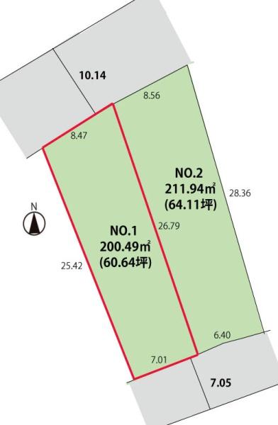 山形市みはらしの丘 売地