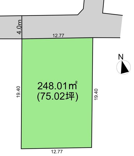 村山市楯岡新町 売地