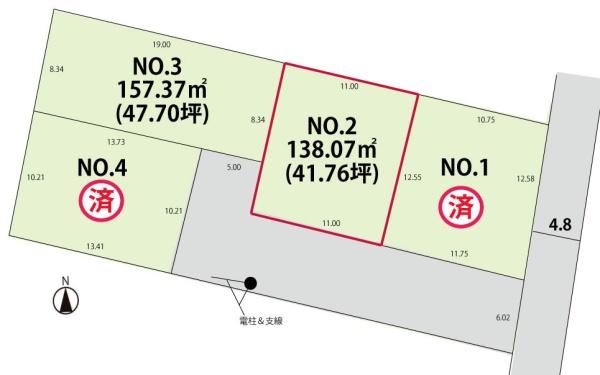 山形市東青田 売地
