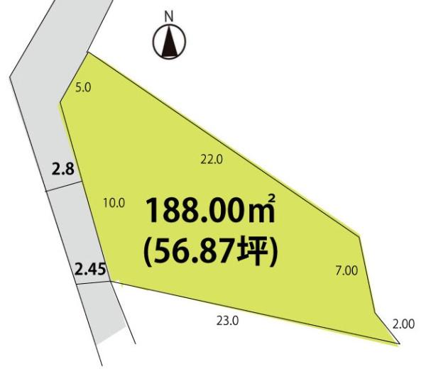 新庄市五日町 売地