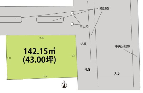 山形市桜田西 売地