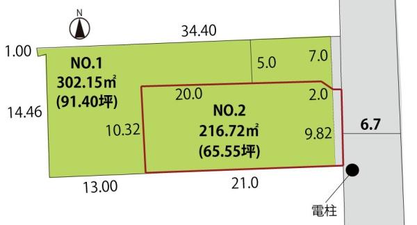 鶴岡市文園町 売地