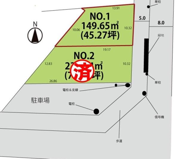 鶴岡市苗津町 売地