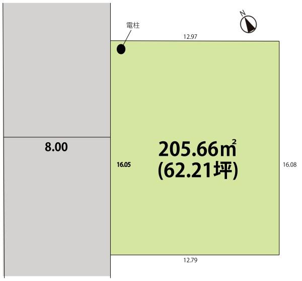 東根市中央 売地